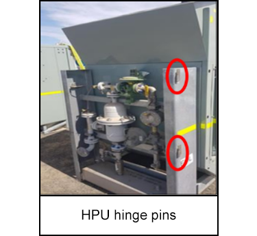 HPU hinge pins