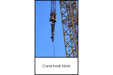 Crane hook block