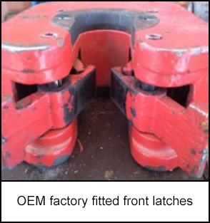OEM factory fitted front latches