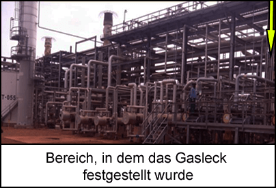 355-s1-DE.png Bereich, in dem das Gasleck festgestellt wurde