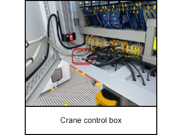 Crane control box