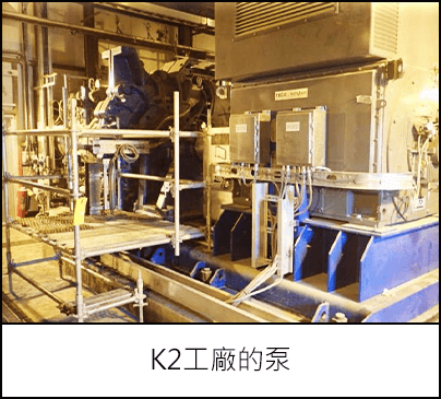 K2工廠的泵