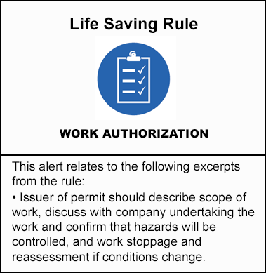 Life Saving Rule - Work Authorization