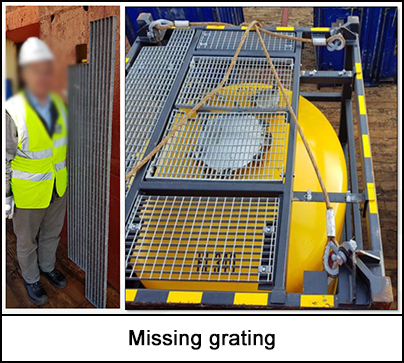 Missing grating