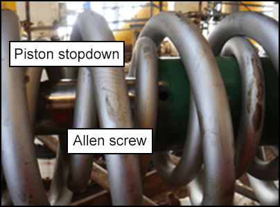 Piston downstop