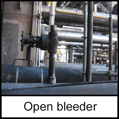 Open bleeder
