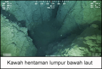 Kawah hentaman lumpur bawah laut